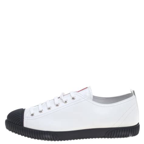 prada cap toe sneaker|Luxury Sneakers for Women .